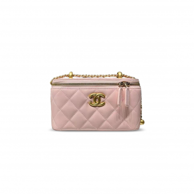 CHANEL MASTER 25S MINI VANITY CASE LAMBSKIN AP3651 (16.5*9.5*8cm)